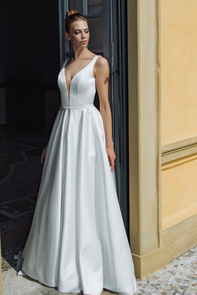 Свадебное платье «Дамина» Secret Sposa — купить в Краснодаре платье Дамина из коллекции "Инфанта" 2020