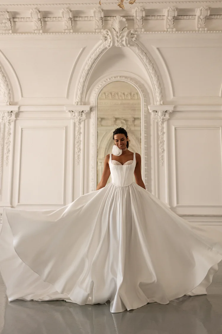 Купить свадебное платье «Энн» Эстелавия из коллекции Одна на миллион 2024 года в салоне «Мэри Трюфель» Энн