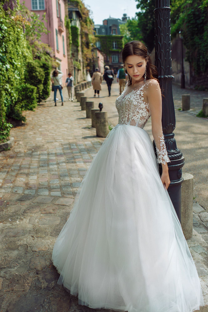 Свадебное платье «Преска» Secret Sposa — купить в Краснодаре платье Преска  из коллекции Парижская рапсодия