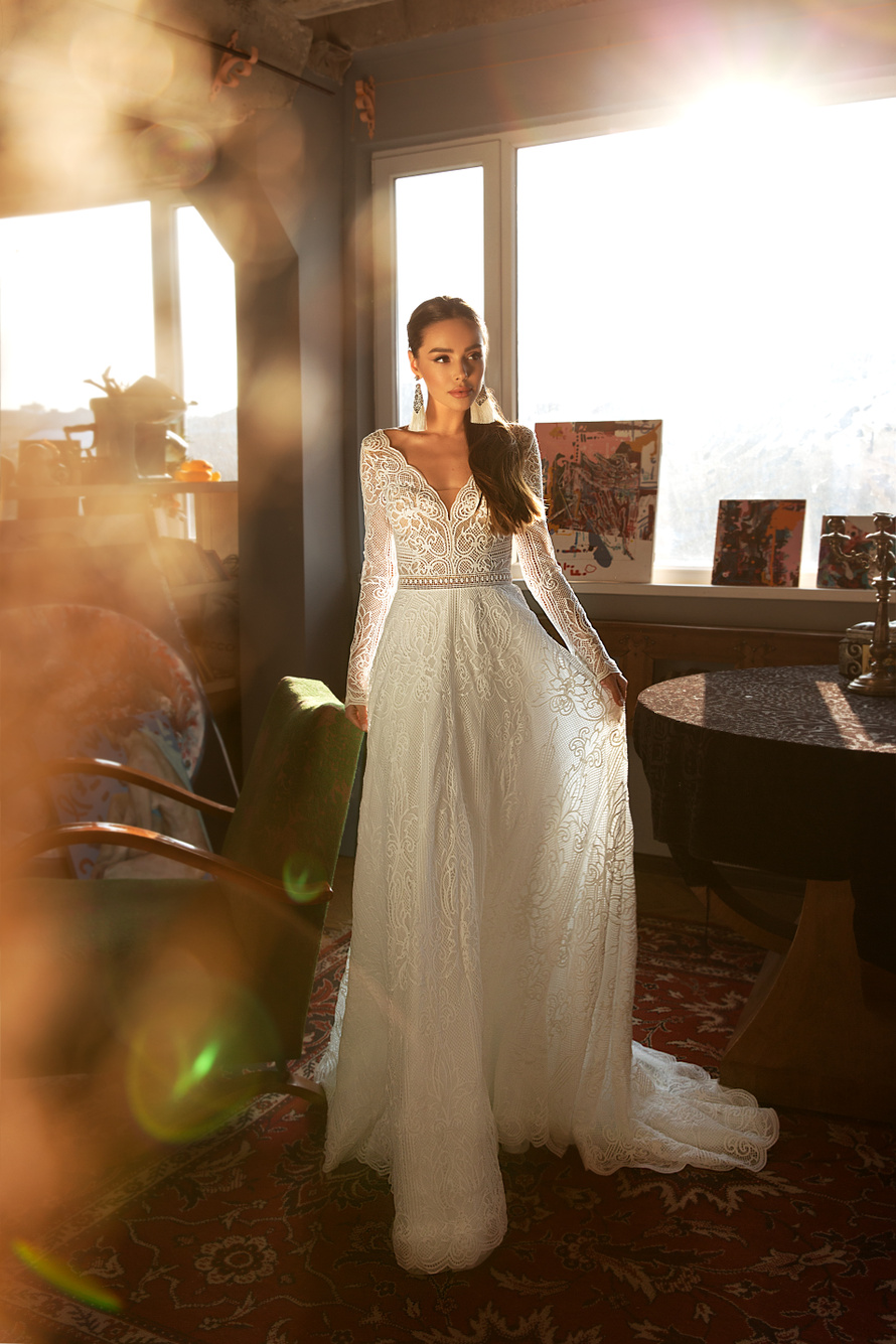 Купить свадебное платье «Анжела» Жасмин из коллекции 2019 года в Краснодаре