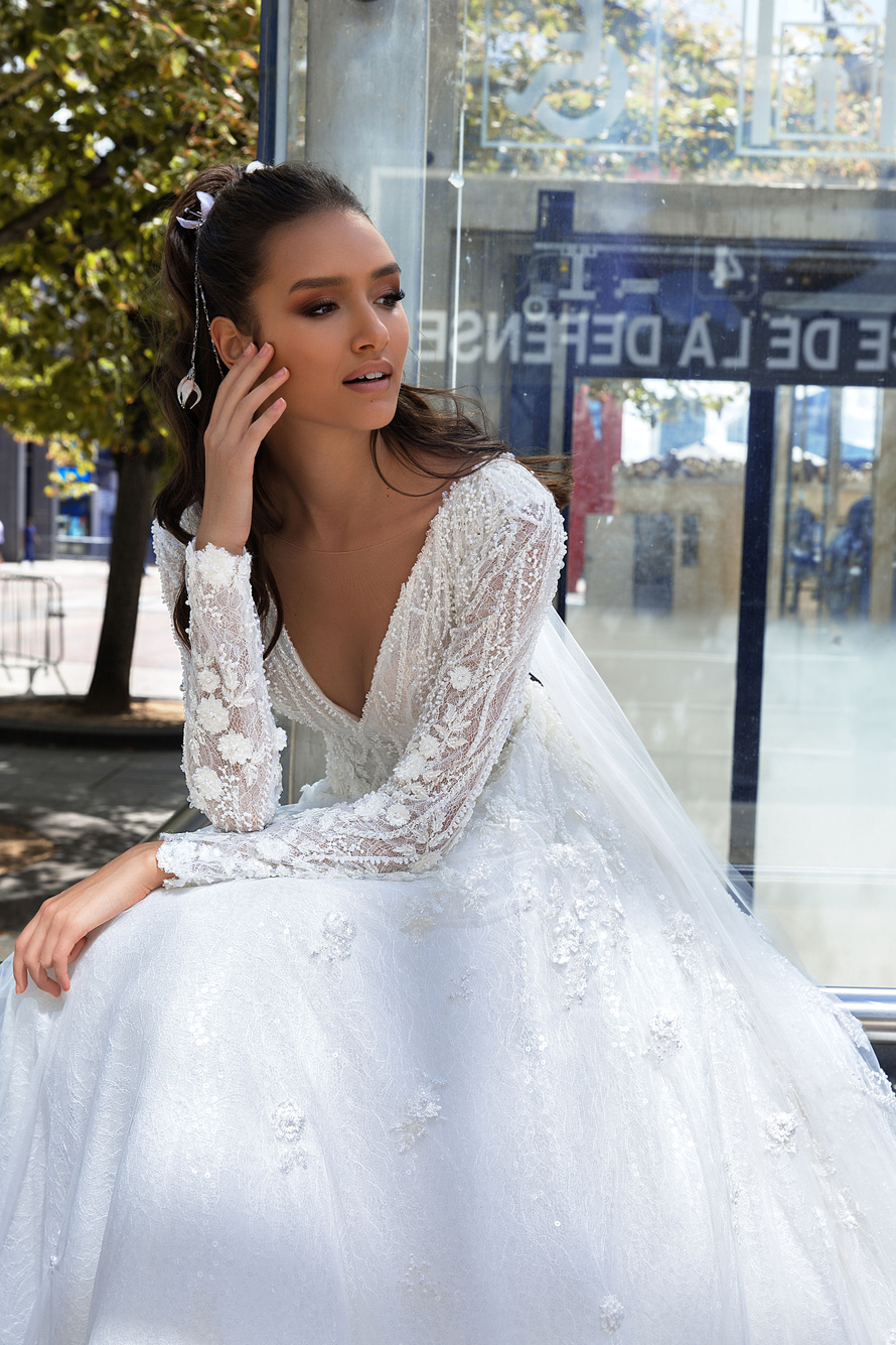 Купить свадебное платье «Ривьера» Кристал Дизайн из коллекции Париж 2019 в Нижнем Новгороде