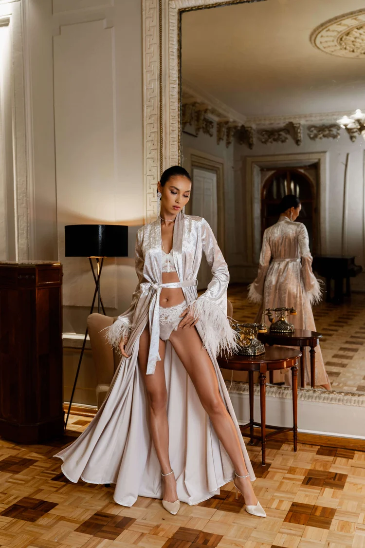 Купить белье для утра невесты «Марла» Рара Авис из коллекции Спешл 2023 года в салоне «Мэри Трюфель» Марла