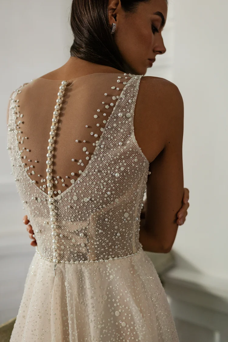 Купить свадебное платье «Ирени» Эстелавия из коллекции Одна на миллион 2024 года в салоне «Мэри Трюфель» Ирени