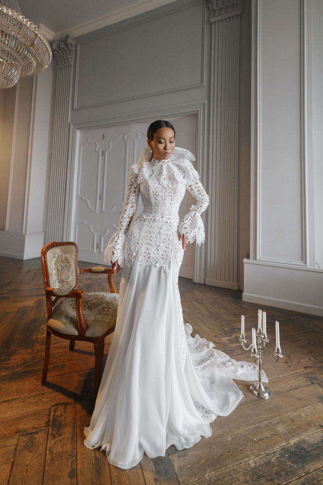 Купить свадебное платье «Екатерина» Рара Авис из коллекции Искра 2021 года в интернет-магазине