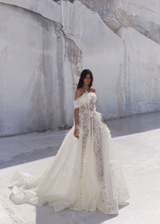 Wedding dresses in beach style