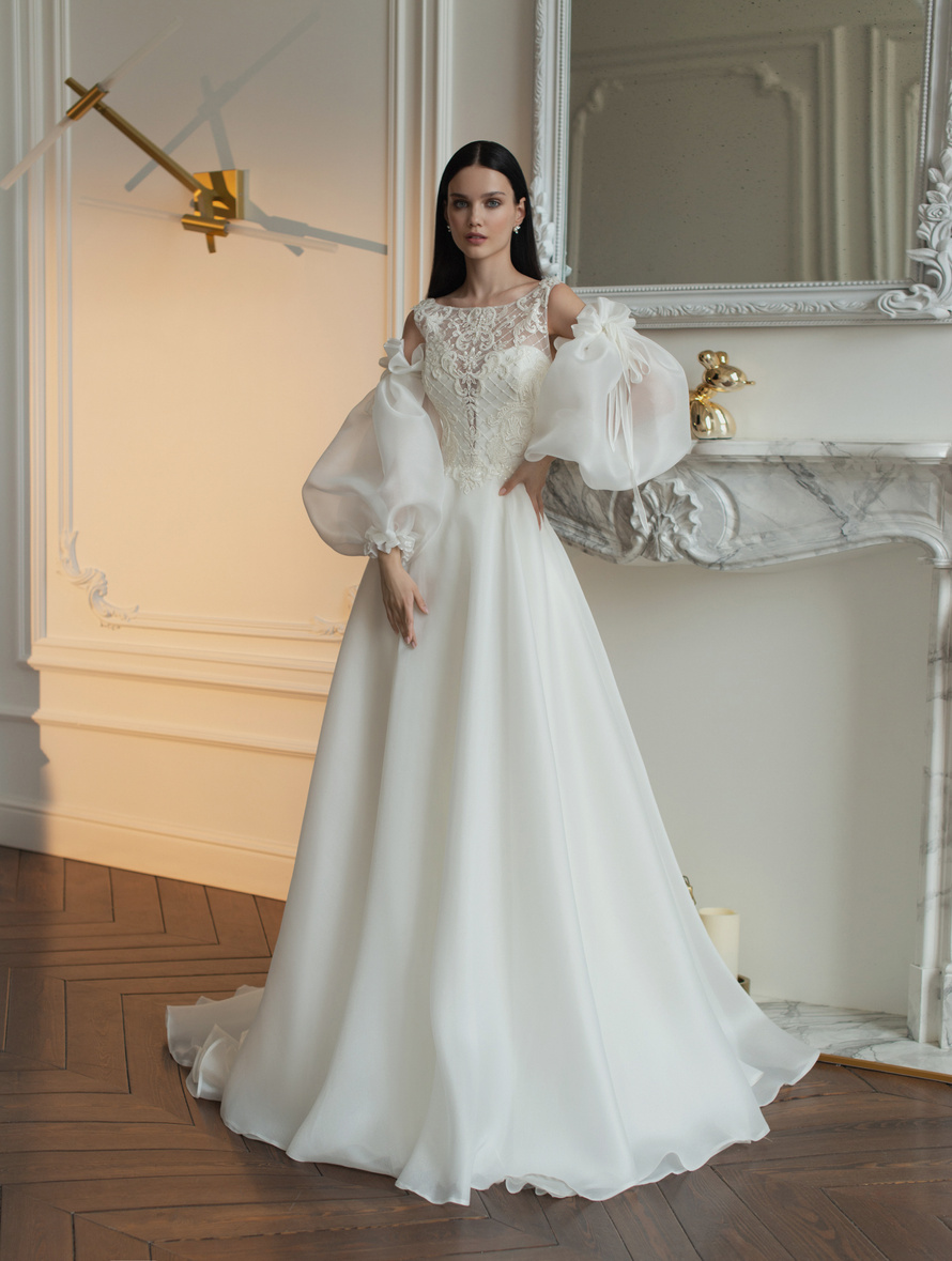 Купить свадебное платье «Катрина» Татьяна Каплун из коллекции 2022 года в салоне «Мэри Трюфель»
