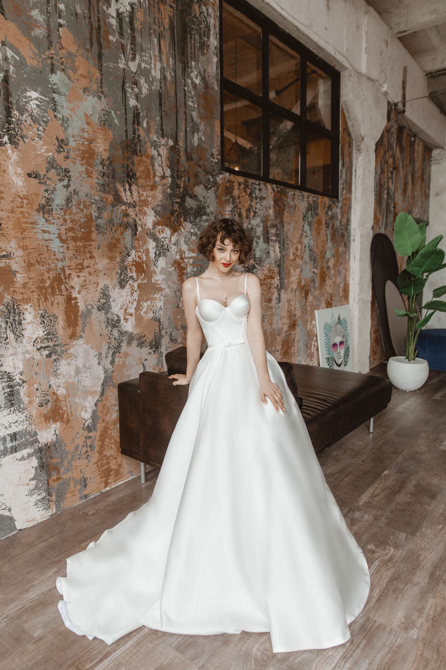Купить свадебное платье «Тония» Анже Этуаль из коллекции 2021 года в салоне «Мэри Трюфель»