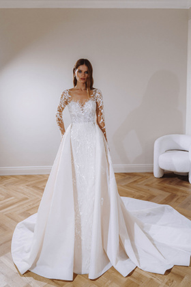 Купить свадебное платье «Аделайн» Патрисия Кутюр из коллекции 2023 года в салоне «Мэри Трюфель»