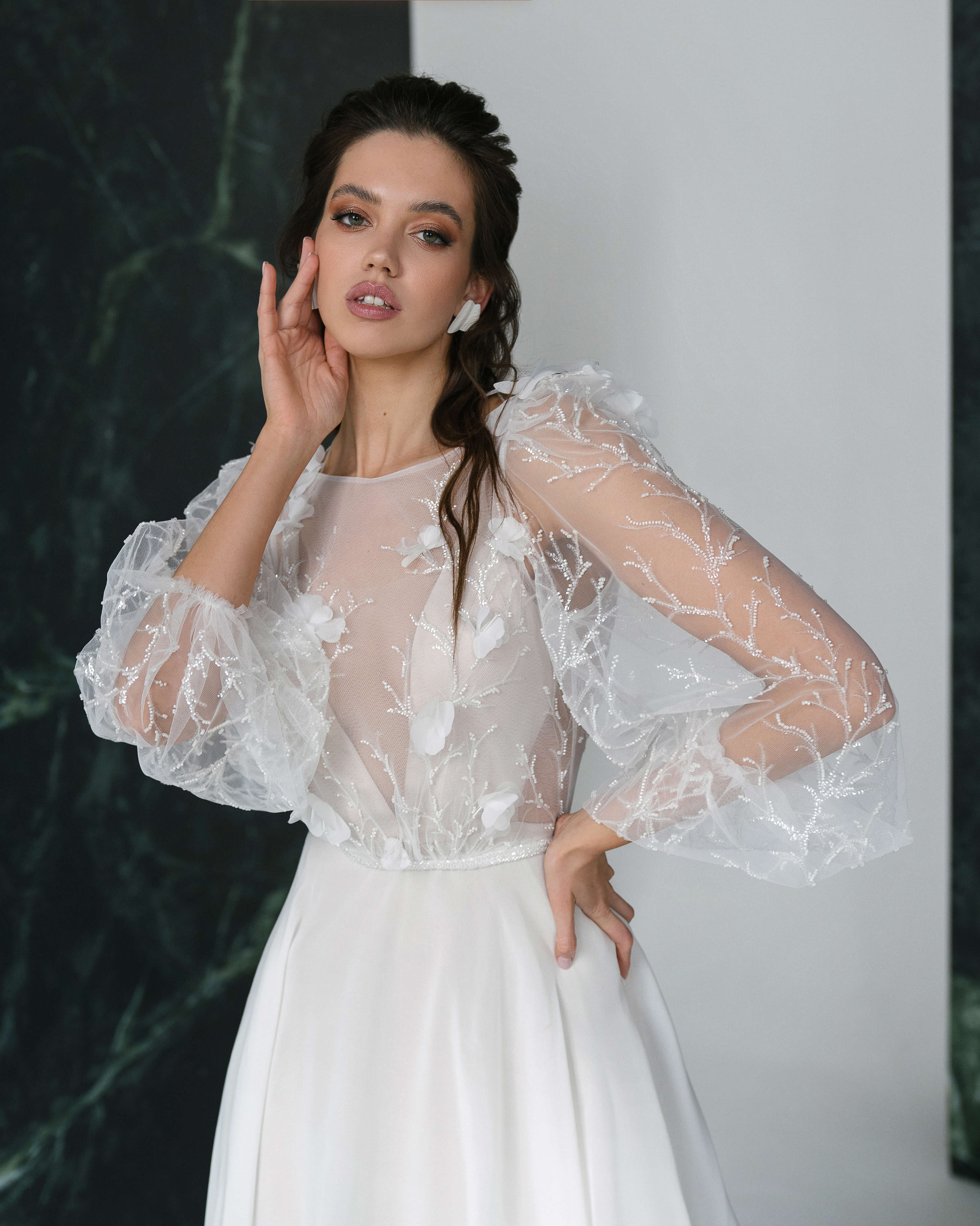Купить свадебное платье «Свежа» Рара Авис из коллекции Гелекси 2022 года в салоне «Мэри Трюфель»