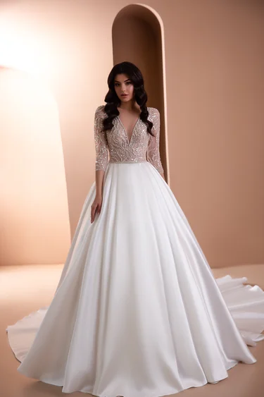 Купить свадебное платье Роксолана Армония из коллекции 2021 года в салоне «Мэри Трюфель» Роксолана