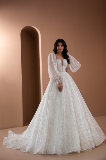 Купить свадебное платье Бонерия Армония из коллекции 2021 года в салоне «Мэри Трюфель»