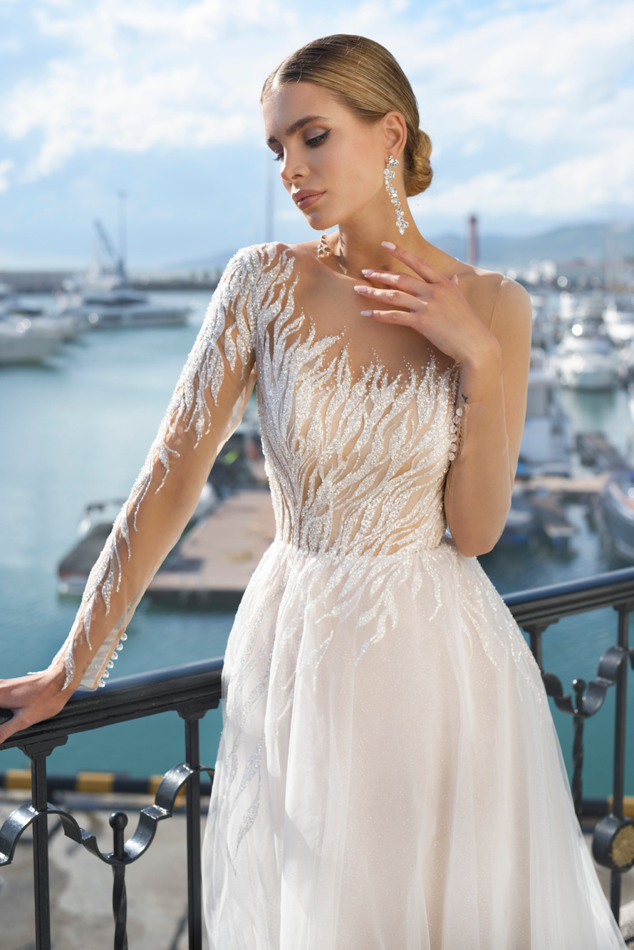 Купить свадебное платье «Олин» Татьяна Каплун из коллекции Дыхание Времени 2023 года в салоне «Мэри Трюфель»