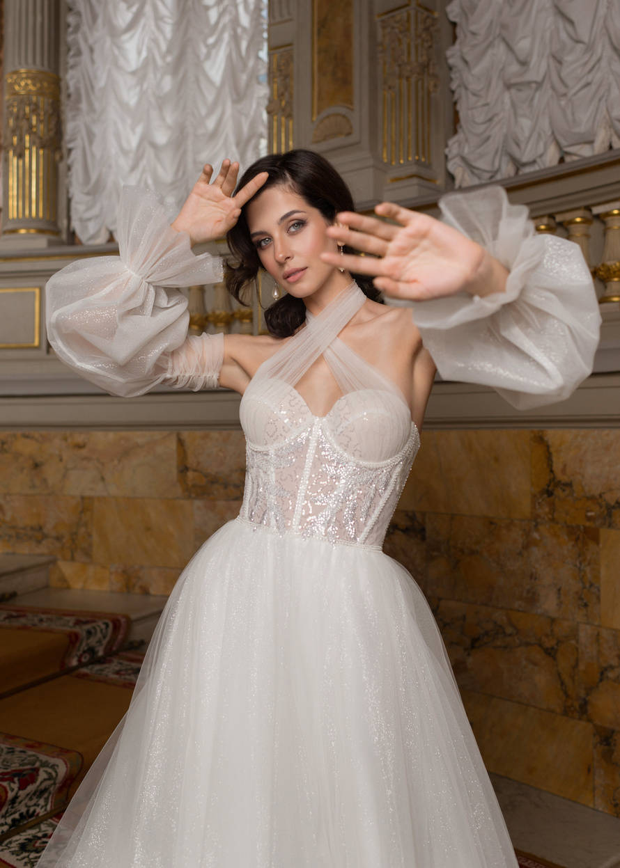 Купить свадебное платье «Скайли» Мэрри Марк из коллекции Мистерия 2023 года в салоне «Мэри Трюфель»