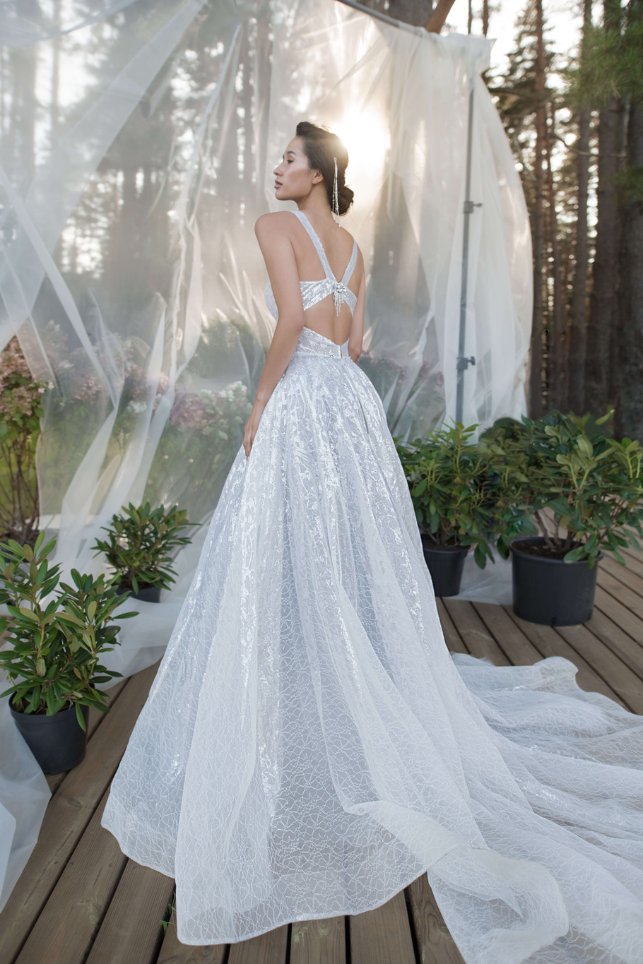 Купить свадебное платье «Кристоф» Бламмо Биамо из коллекции Нимфа 2020 года в Екатеринбурге