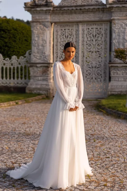 Купить свадебное платье Симона Ланеста из коллекции  Искусство быть женщиной 2022 года в салоне «Мэри Трюфель» Симона