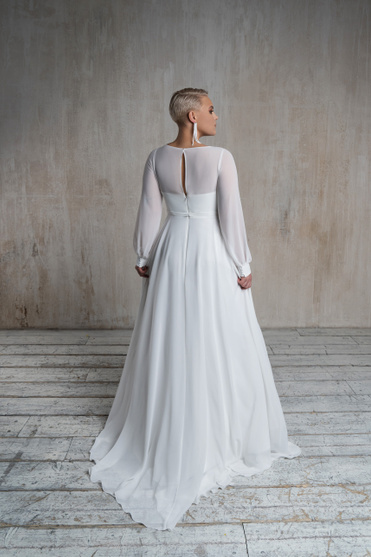 Свадебное платье «Осфадэль плюс сайз» Марта — купить в Санкт-Петербурге платье Осфадэль из коллекции 2021 года