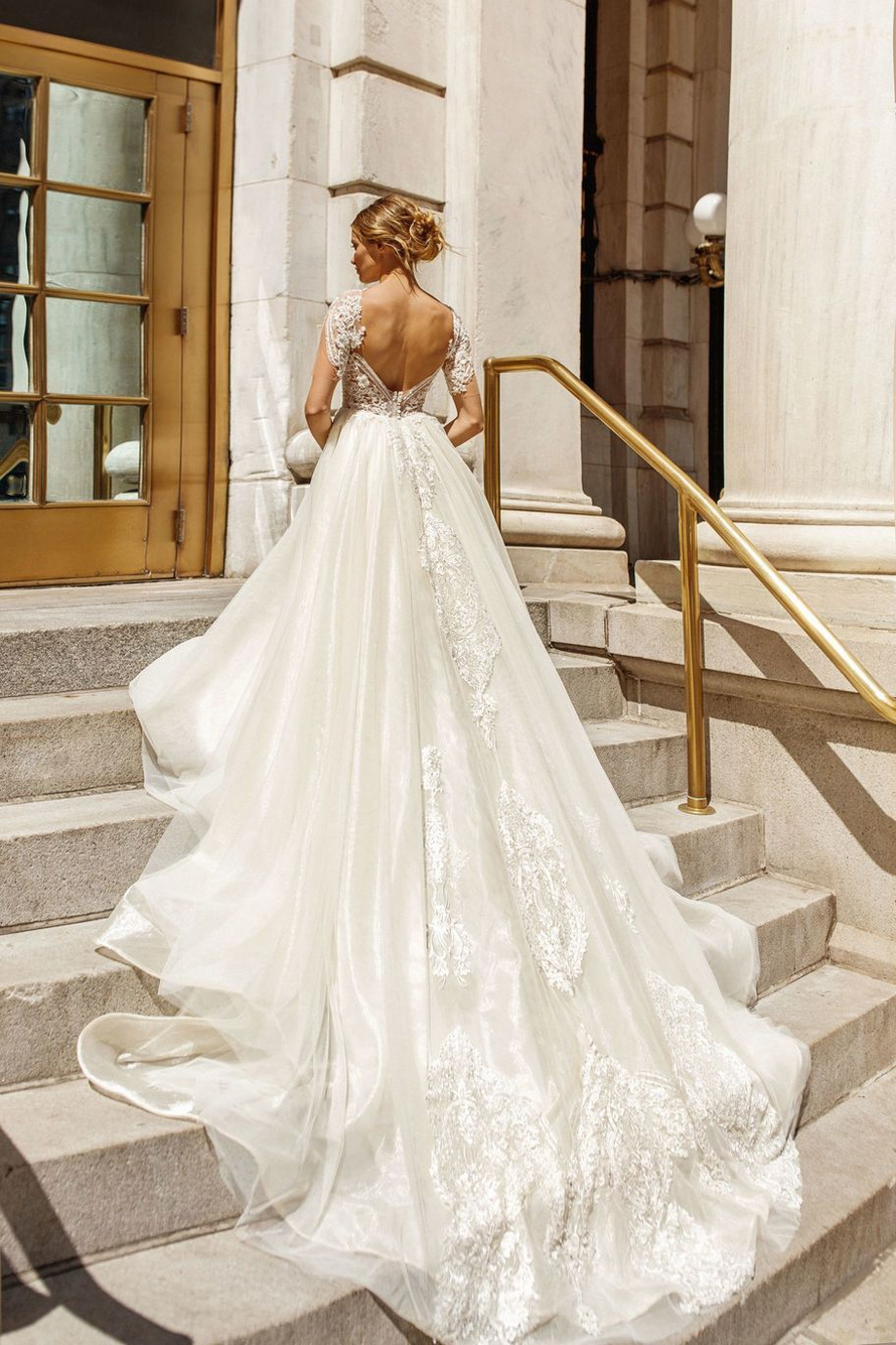 Купить свадебное платье «Скарлет» Евы Лендел из коллекции 2019 в Краснодаре