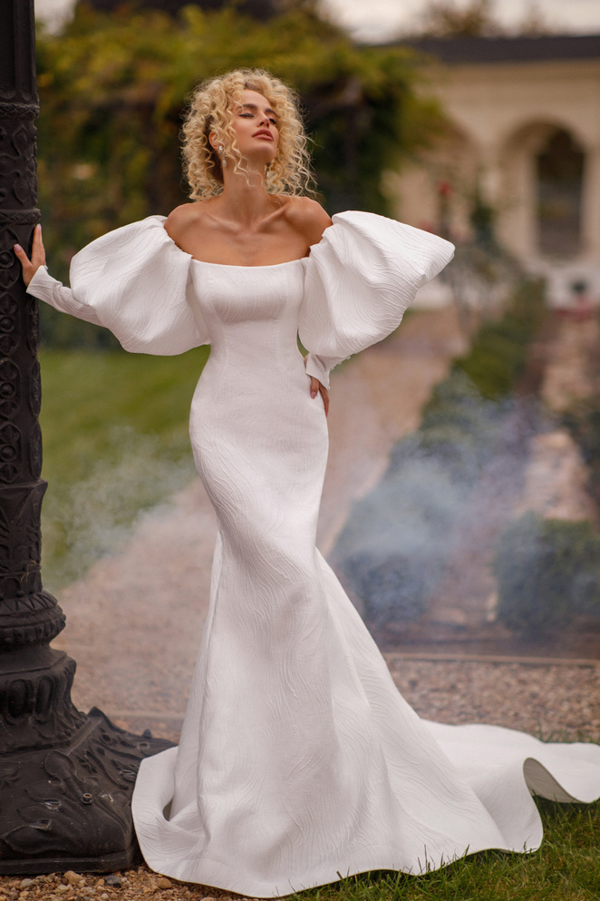 Купить свадебное платье «Амадеос» Стрекоза из коллекции Версаль 2022 года в салоне «Мэри Трюфель»