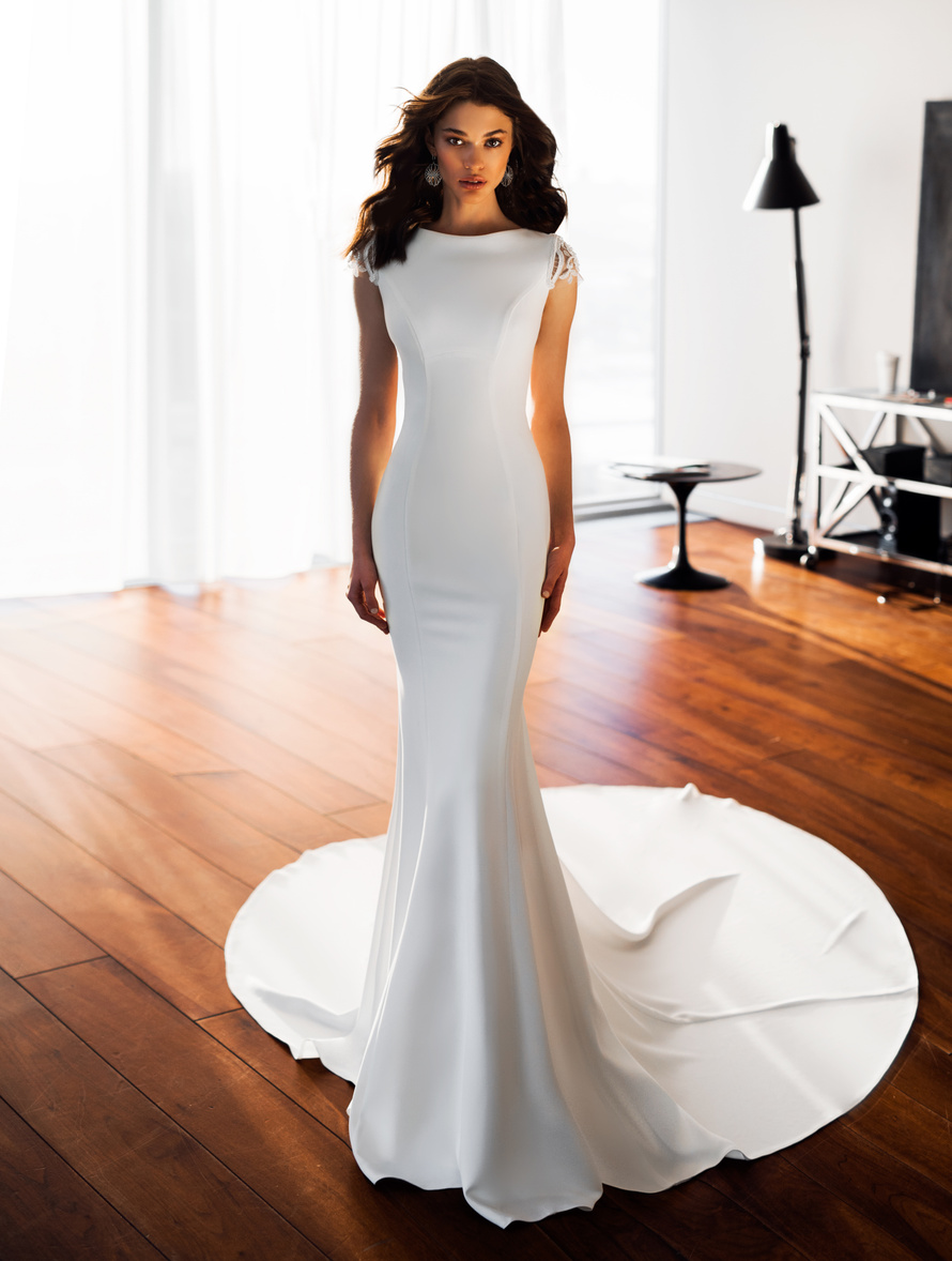 Купить свадебное платье «Лесли» Натальи Романовой из коллекции 2019 в интернет-магазине