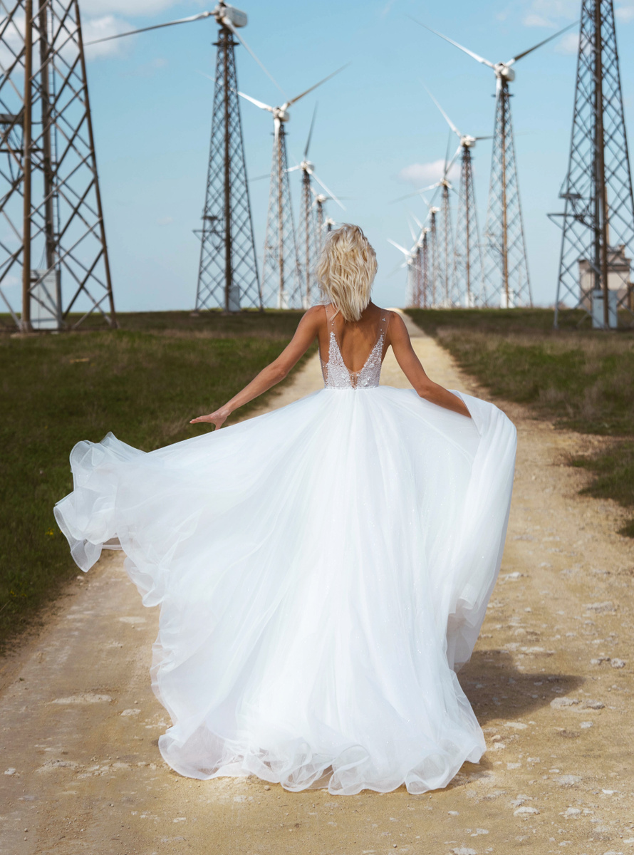 Купить свадебное платье «Селеста» Наталья Романова из коллекции Блаш 2022 года в салоне «Мэри Трюфель»