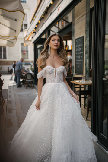 Купить свадебное платье «Сафина» Бламмо Биамо из коллекции Стелла Де Венера 2024 года в салоне «Мэри Трюфель»