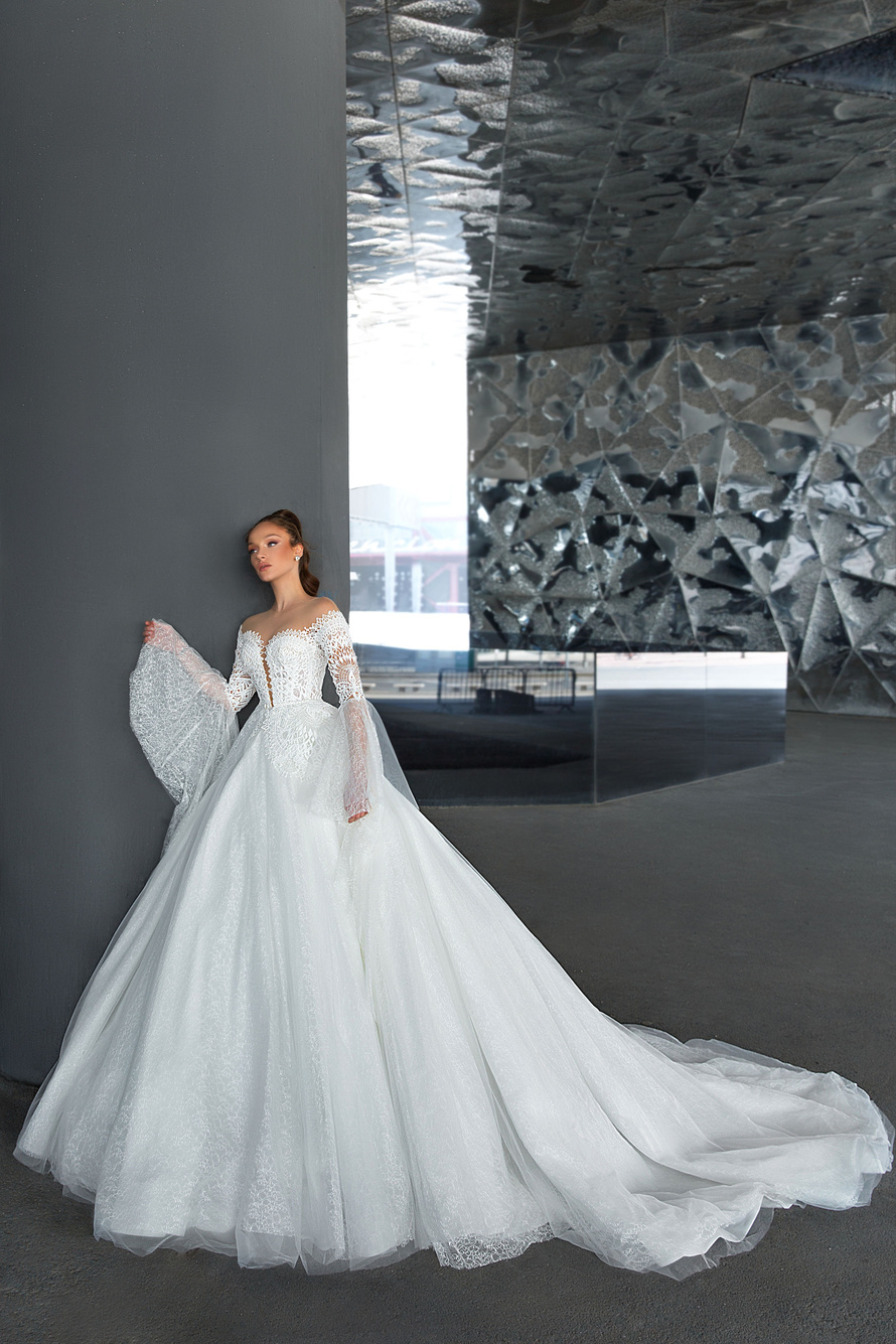 Свадебное платье «Беатрис» Кристал Дизайн — купить в Краснодаре платье Беатрис из коллекции "2020"