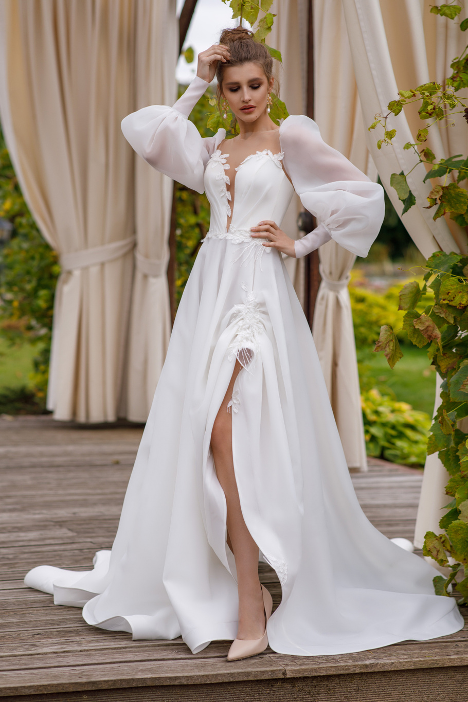 Купить свадебное платье «Мелисса» Стрекоза из коллекции Версаль 2022 года в салоне «Мэри Трюфель»
