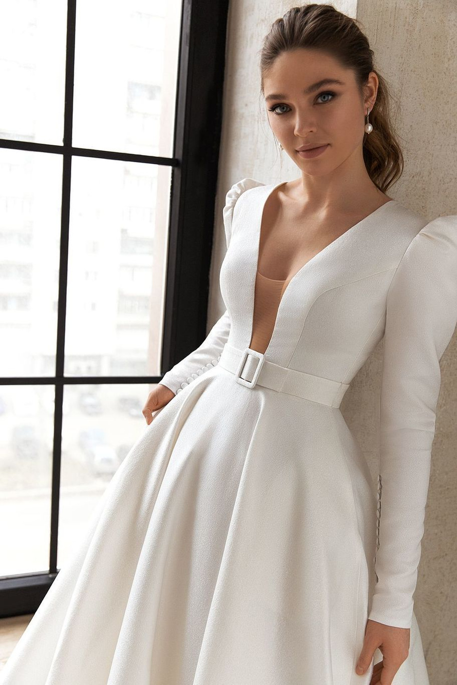 Купить свадебное платье «Ванесса» Евы Лендел из коллекции 2021 в Краснодаре 
