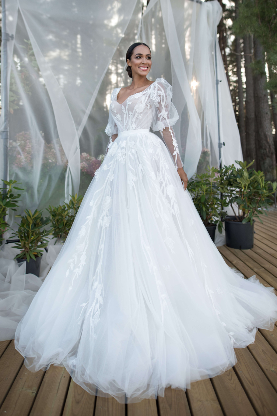 Купить свадебное платье «Тайлер» Бламмо Биамо из коллекции Нимфа 2020 года в Екатеринбурге