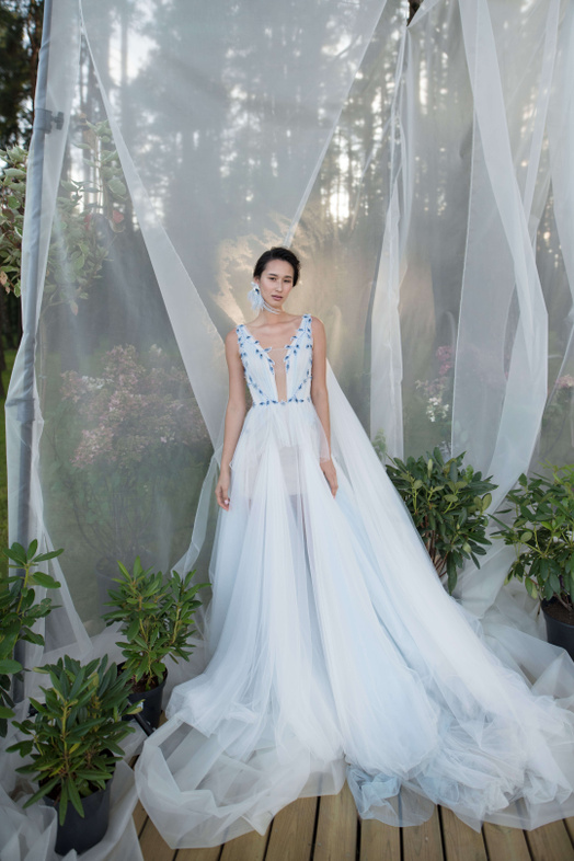 Купить свадебное платье «Винслоу» Бламмо Биамо из коллекции Нимфа 2020 года в Екатеринбурге