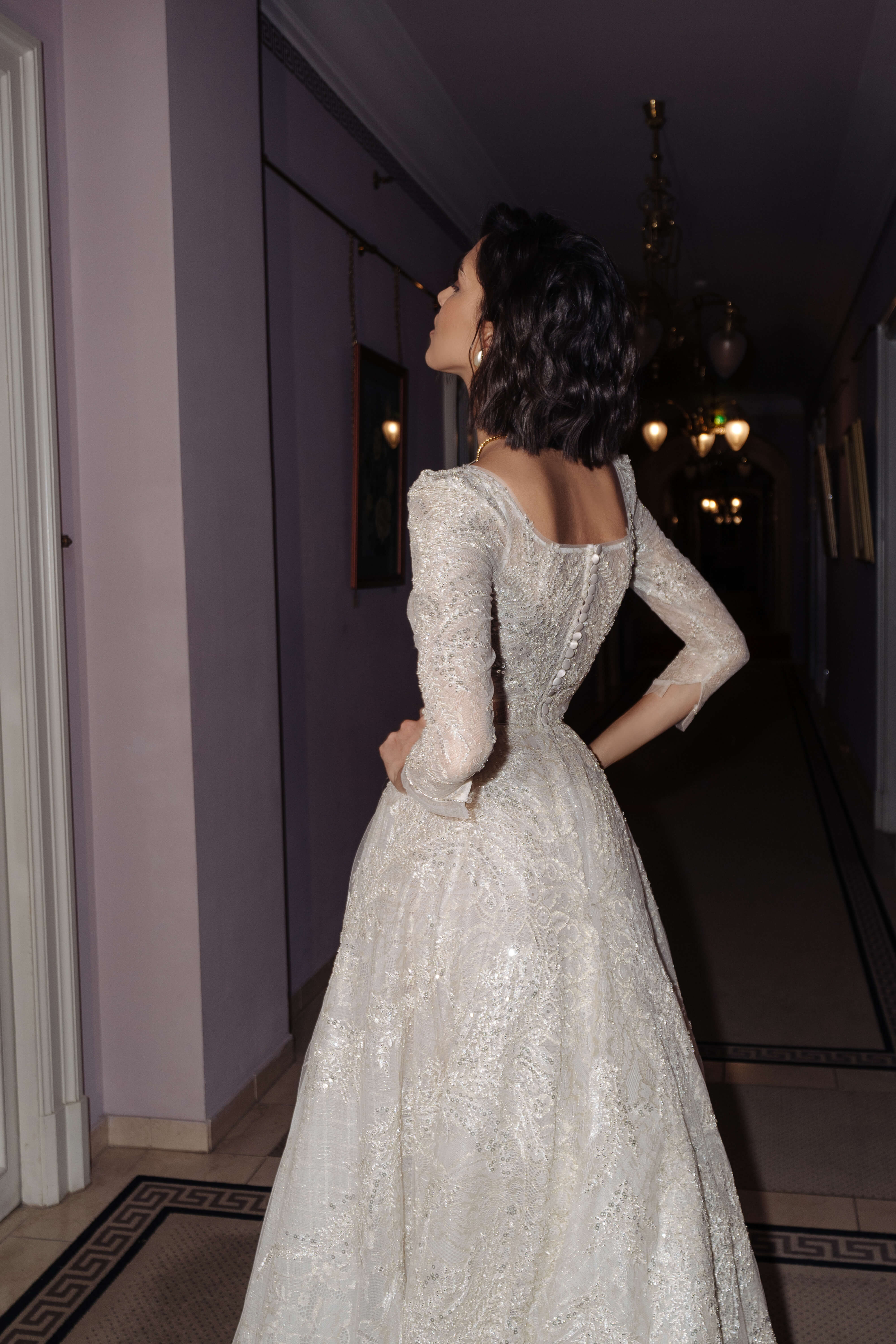 Купить свадебное платье «Рим» Анже Этуаль из коллекции Влюбиться 2022 года в салоне «Мэри Трюфель»