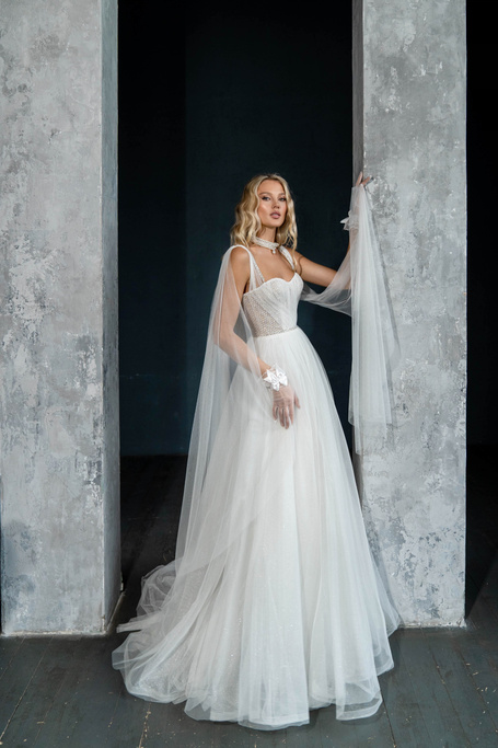 Купить свадебное платье «Альберта» Анже Этуаль из коллекции Старлайт 2023 года в салоне «Мэри Трюфель»
