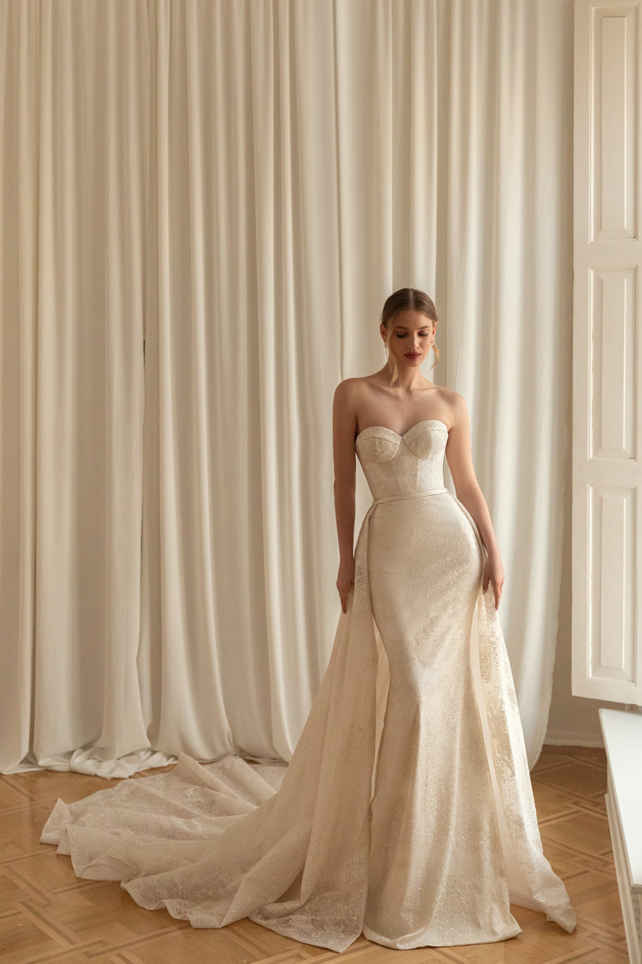Купить свадебное платье «Милена» Евы Лендел из коллекции 2022 в «Мэри Трюфель»