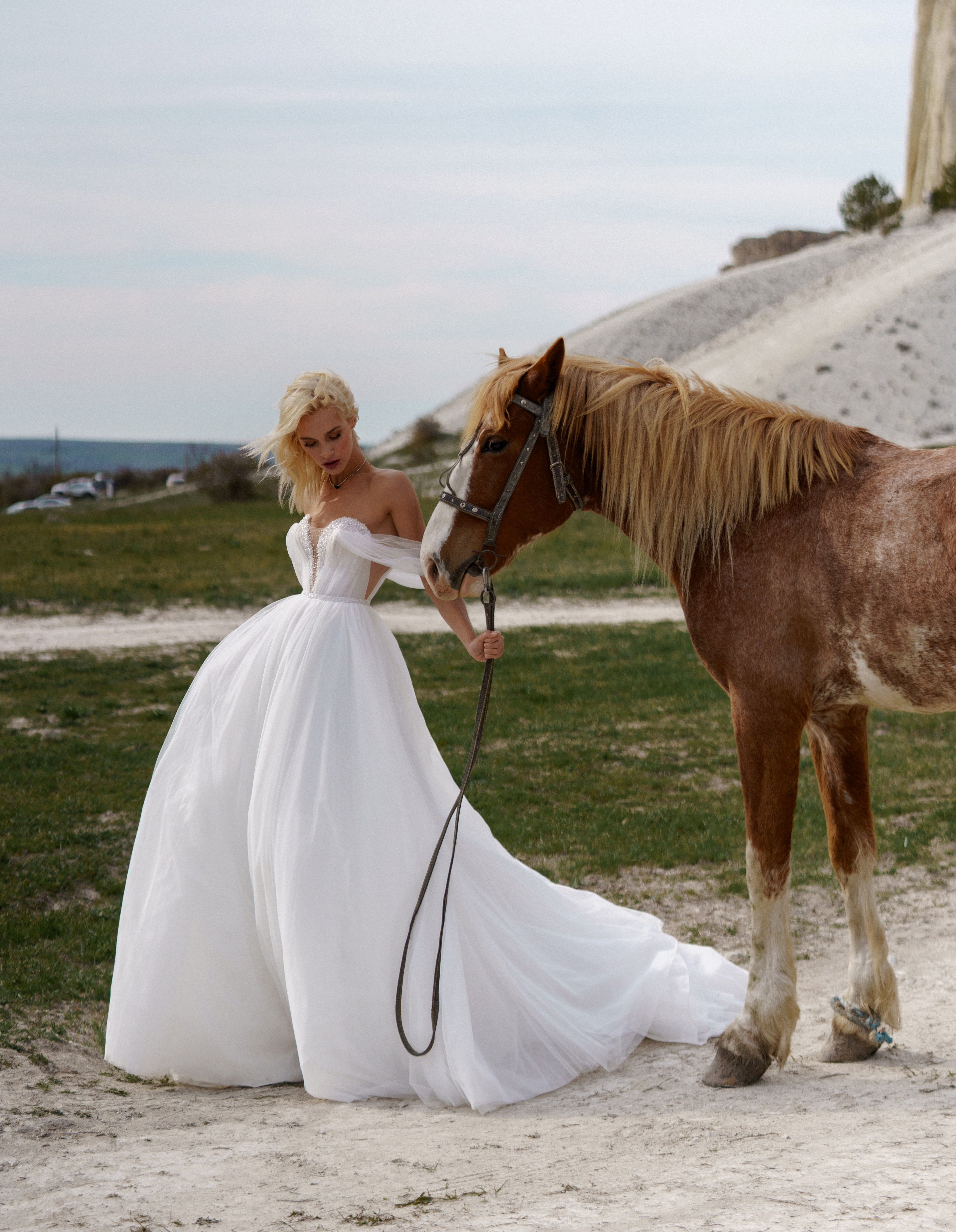 Купить свадебное платье «Фьюжн» Наталья Романова из коллекции Блаш 2022 года в салоне «Мэри Трюфель»