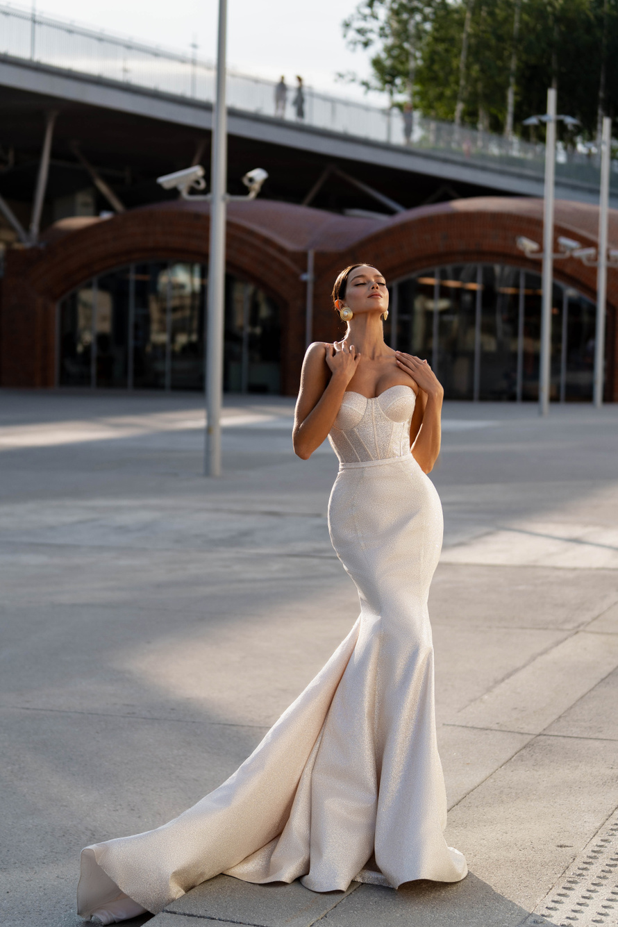 Купить свадебное платье «Этна» Сонеста из коллекции 2023 года в салоне «Мэри Трюфель»