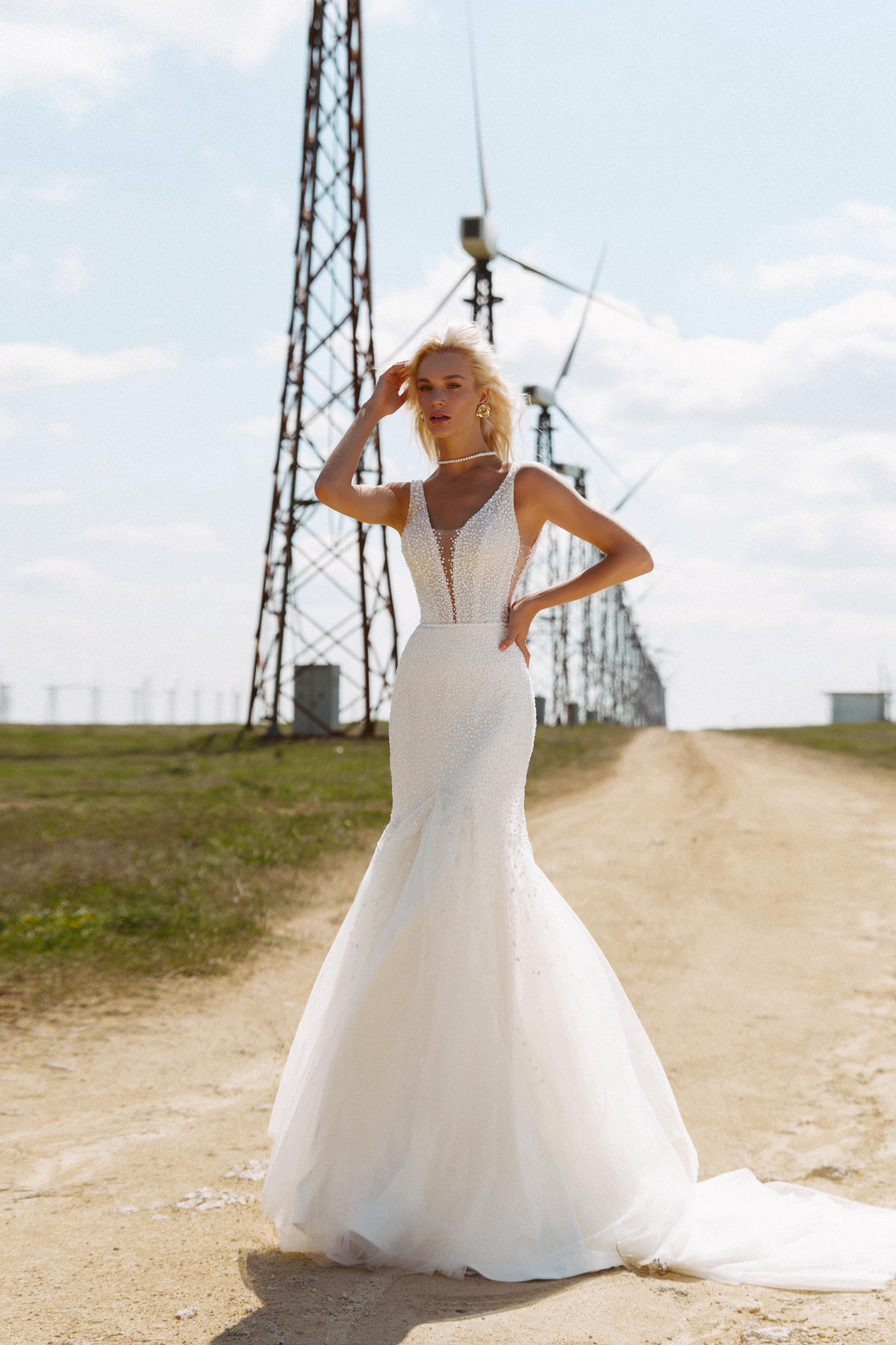 Купить свадебное платье «Юджин» Наталья Романова из коллекции Блаш 2022 года в салоне «Мэри Трюфель»