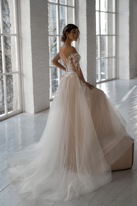 Купить свадебное платье «Холли» Натальи Романовой из коллекции 2020 в салоне «Мэри Трюфель»