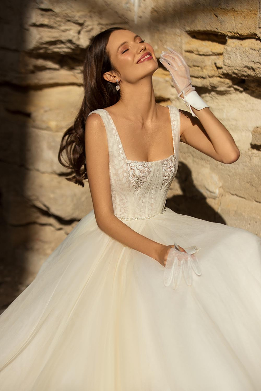 Купить свадебное платье «Дикси» Евы Лендел из коллекции 2021 в Краснодаре 