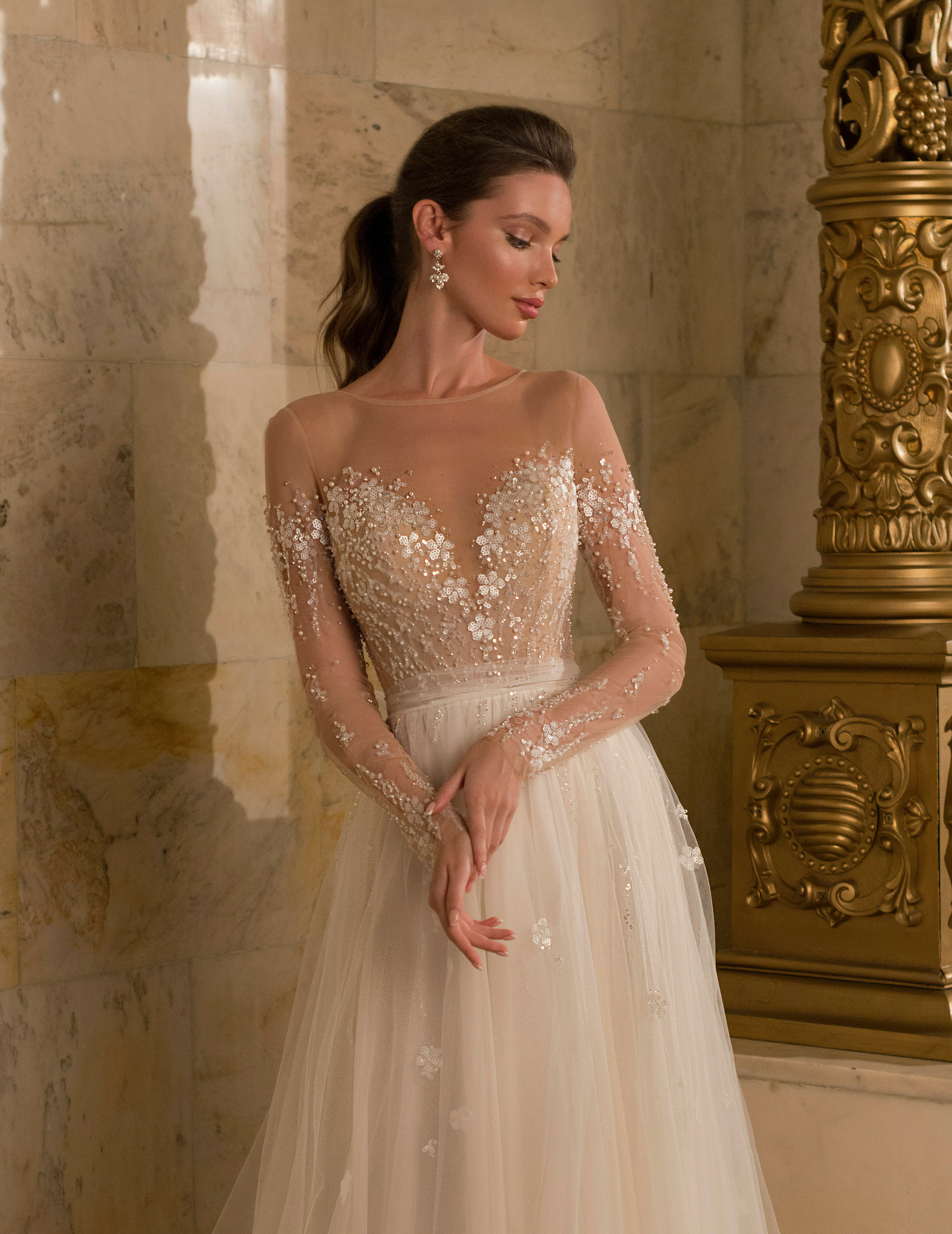 Купить свадебное платье «Татиана» Мэрри Марк из коллекции Бриллиант 2022 года в салоне «Мэри Трюфель»