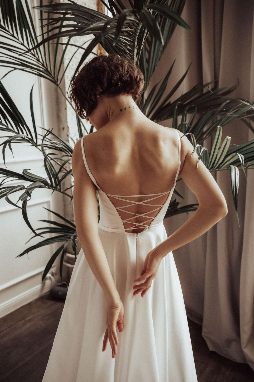 Купить свадебное платье «Тония» Анже Этуаль из коллекции 2021 года в салоне «Мэри Трюфель»