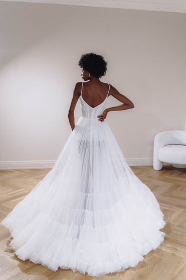 Купить свадебное платье «Бьянка» Патрисия Кутюр из коллекции 2023 года в салоне «Мэри Трюфель»