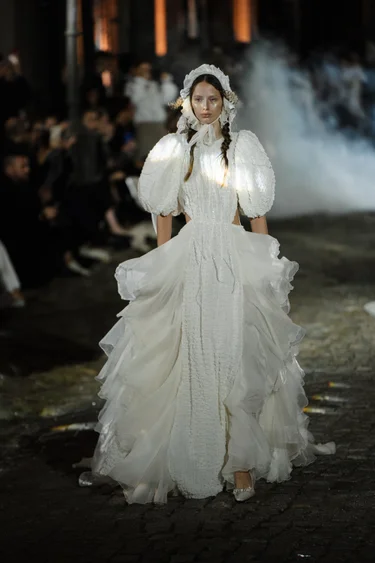 Купить свадебное платье «Авелин» Рара Авис из коллекции Имперская роскошь 2025 года в салоне «Мэри Трюфель» Авелин