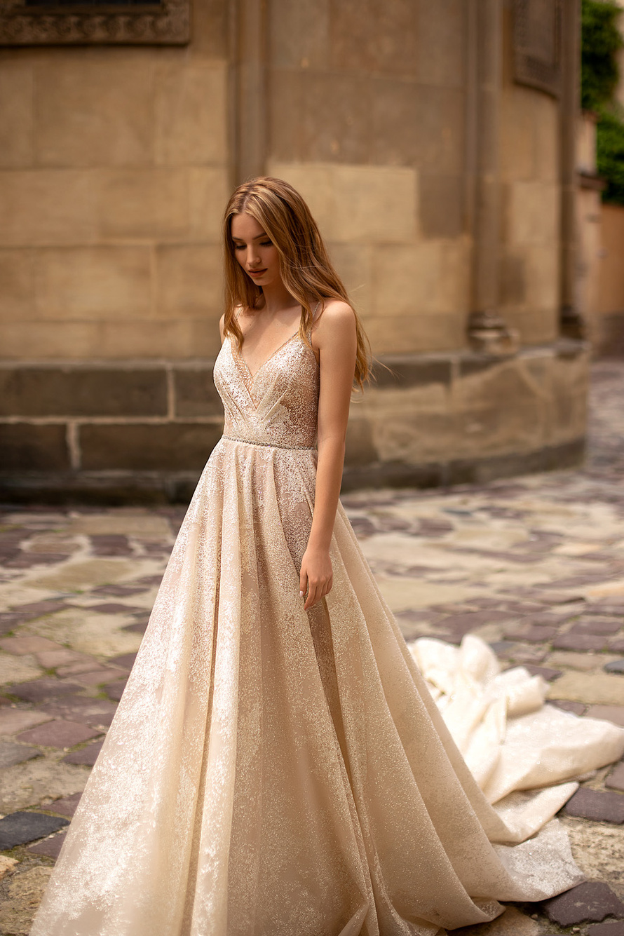 Купить свадебное платье «Гелекси» Кристал Дизайн из коллекции Романс 2021 в интернет-магазине «Мэри Трюфель»
