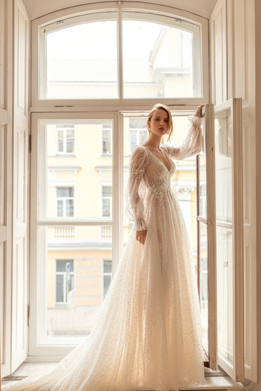 Купить свадебное платье «Блисс» Евы Лендел из коллекции 2022 в «Мэри Трюфель»