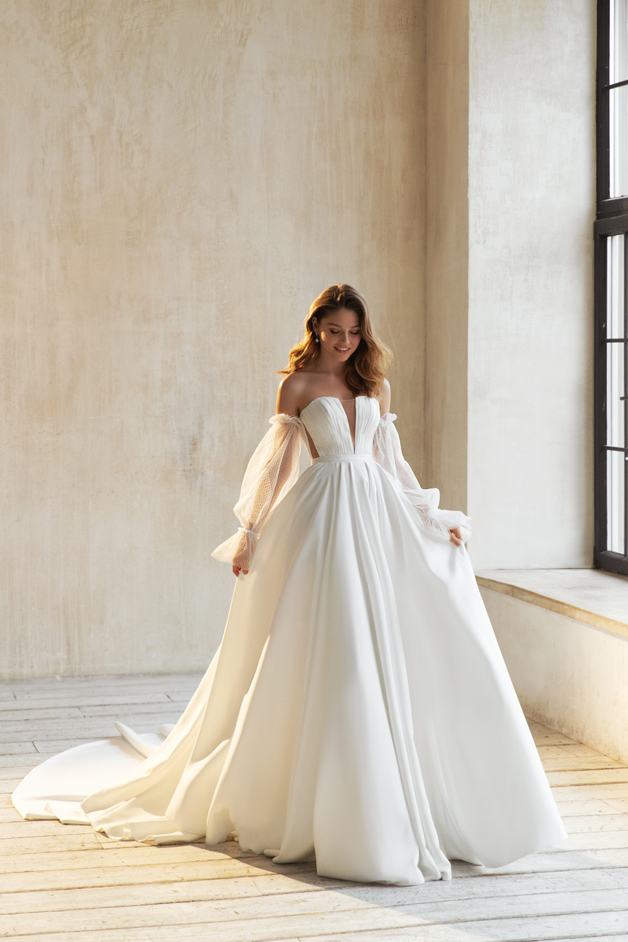 Купить свадебное платье «Джози» Евы Лендел из коллекции 2021 в Краснодаре 