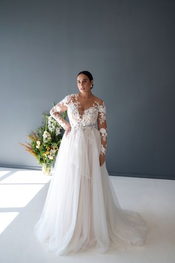 Buy wedding dress «Lina+» Sonesta from the collection of 2024 in the boutique “Mary Trufel”