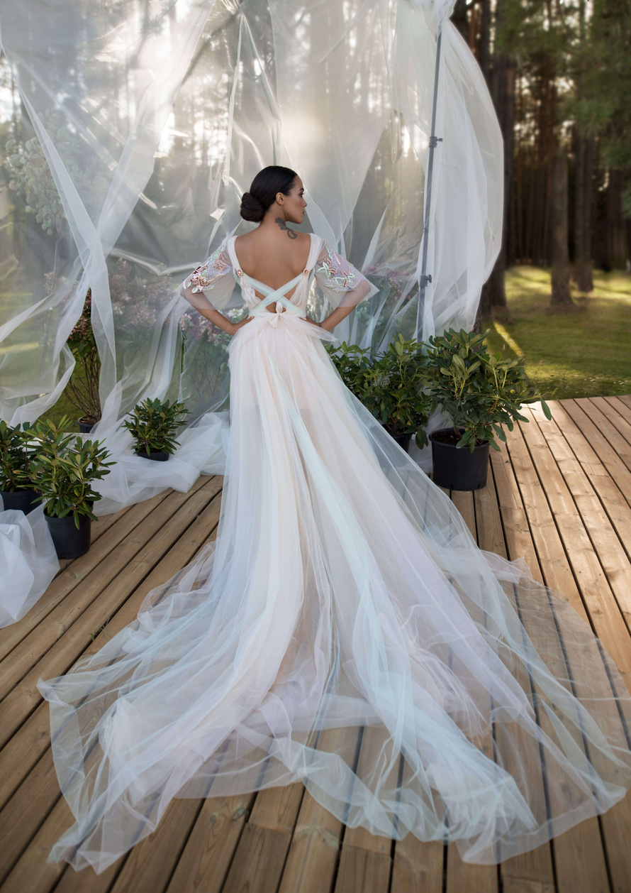 Купить свадебное платье «Поль» Бламмо Биамо из коллекции Нимфа 2020 года в Екатеринбурге