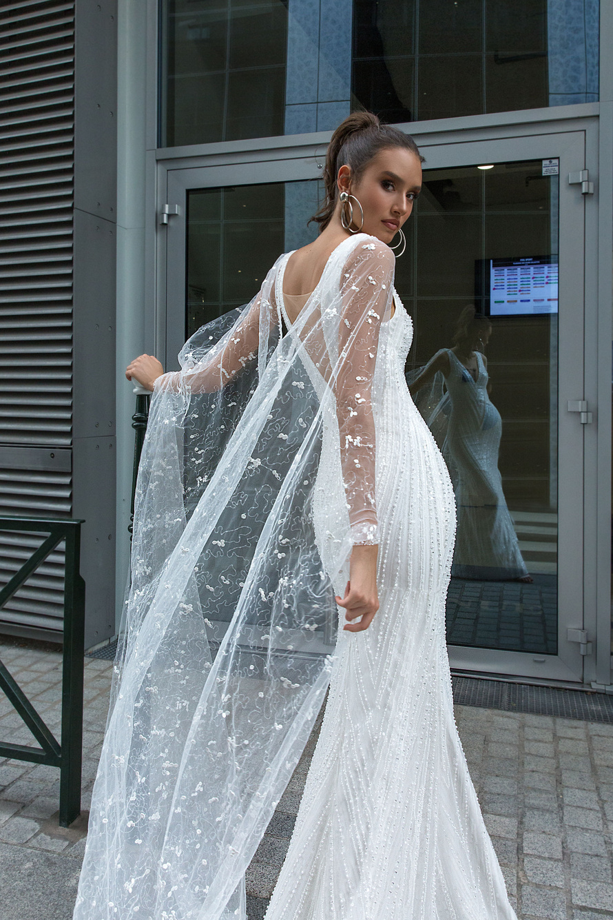 Купить свадебное платье «Салли» Кристал Дизайн из коллекции Париж 2019 в салоне