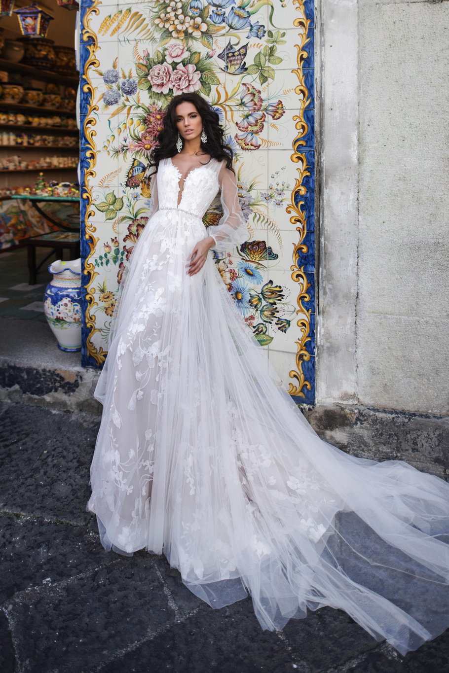 Купить свадебное платье Навиблю Брайдал (Арт. 18294) из коллекции 2019 в салоне