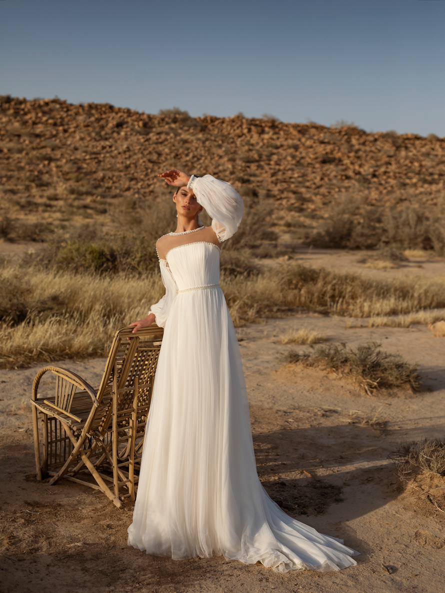 Купить свадебное платье «Лирин» Татьяны Каплун из коллекции «Десерт Пешн 2020» в салоне свадебных платьев